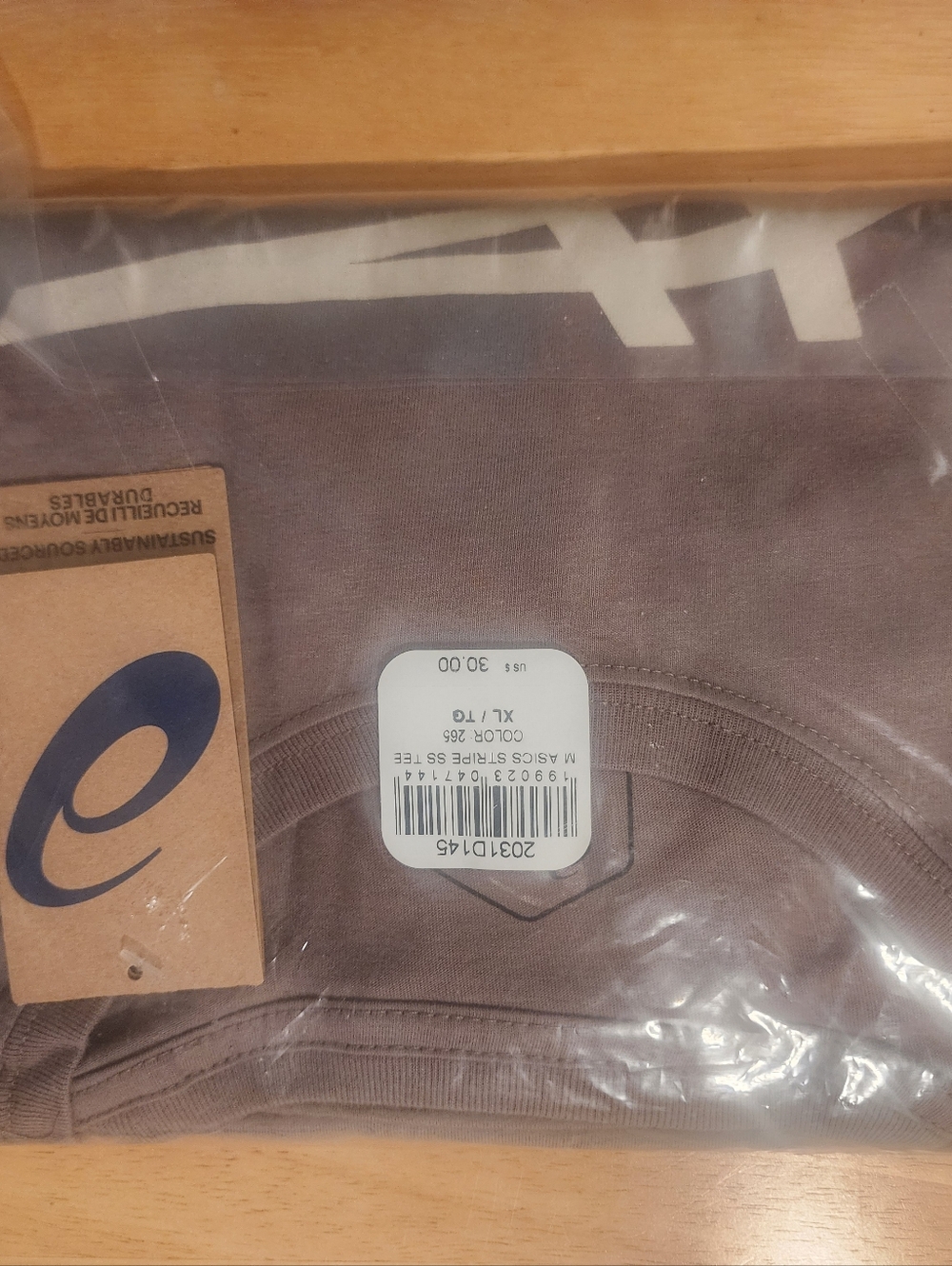 Asics Men logo Tee